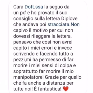 messaggio lettera di rabbia